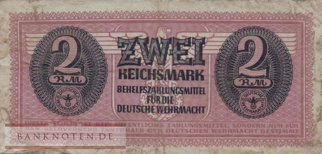 Deutschland - 2  Reichsmark (#DWM-07_VG)