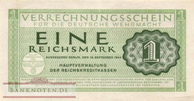 Deutschland - 1  Reichsmark (#DWM-08_AU)