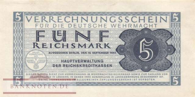Deutschland - 5  Reichsmark (#DWM-09_AU)