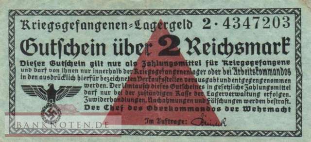 Deutschland - 2  Reichsmark (#DWM-24_F)