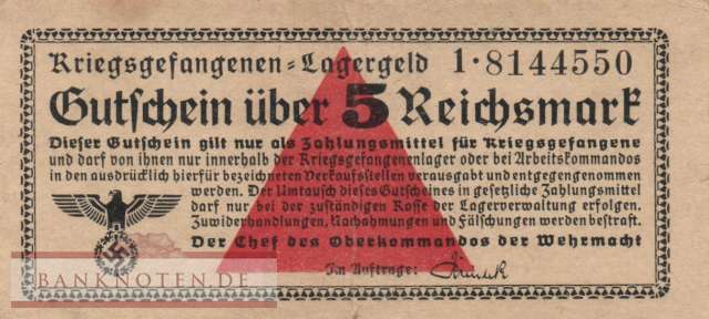 Germany - 5  Reichsmark (#DWM-26b_F)