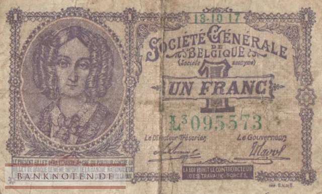 Deutschland/Belgien - 1  Franc (#EWK-001b-17_F)
