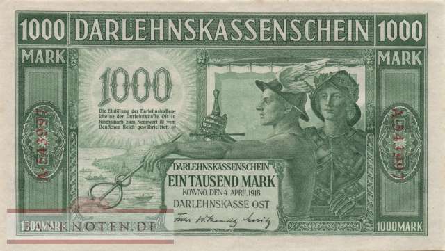Deutschland - 1.000  Mark (#EWK-047a_AU)