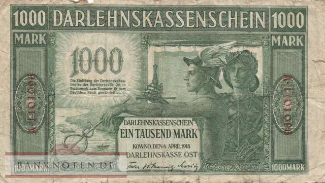 Deutschland - 1.000  Mark (#EWK-047c_G)