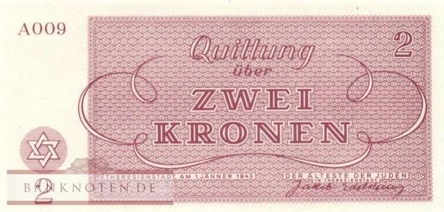 Theresienstadt - 2  Kronen (#GET-09_UNC)