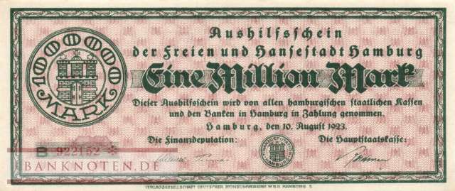 Hamburg - 1 Million Mark (#HAM18a_AU)