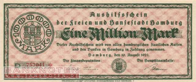 Hamburg - 1 Million Mark (#HAM18g_UNC)