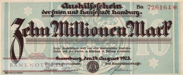 Hamburg - 10 Million Mark (#HAM21g_XF)