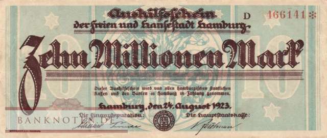 Hamburg - 10 Millionen Mark (#HAM21h_VF)