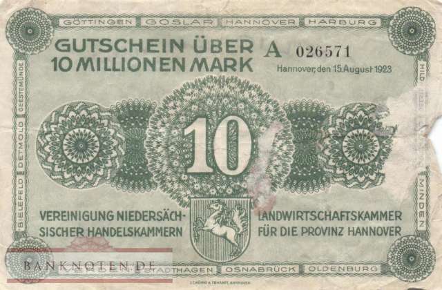 Hannover - 10 Millionen Mark (#HAN08_G)