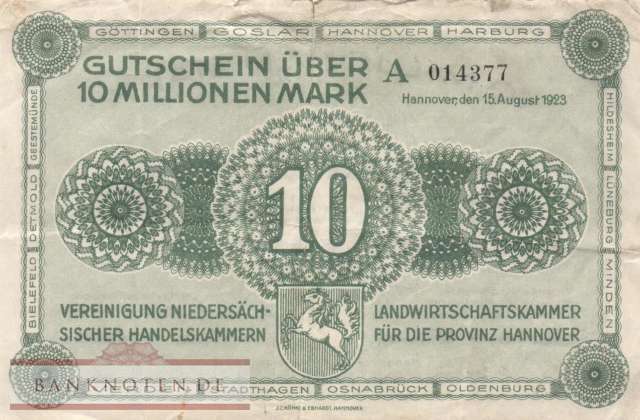 Hannover - 10 Million Mark (#HAN08_VG)