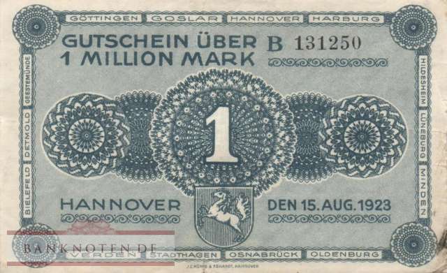 Hannover - 1 Million Mark (#HAN10a-B_F)