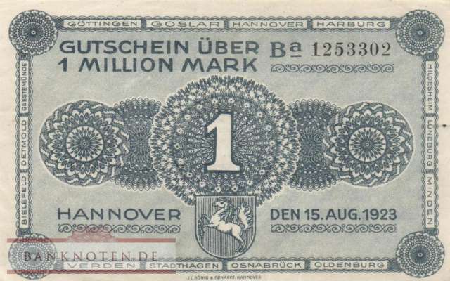 Hannover - 1 Million Mark (#HAN10b_VF)