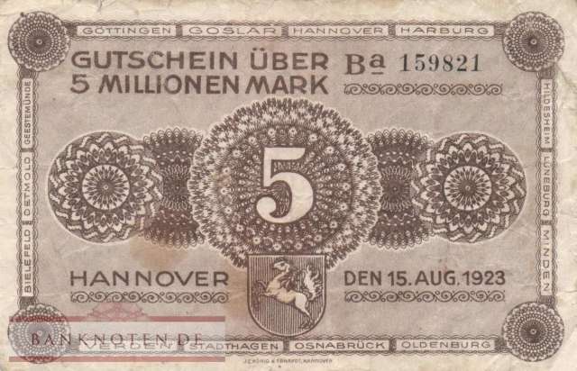 Hannover - 5 Millionen Mark (#HAN11b-Ba_F)