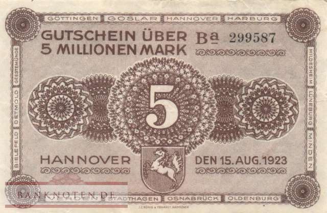 Hannover - 5 Million Mark (#HAN11b-Ba_VF)