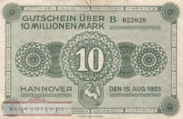 Hannover - 10 Million Mark (#HAN12b-B_VG)