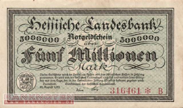 Hessen - 5 Millionen Mark (#HES03b_XF)