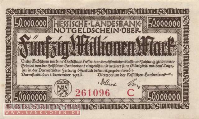 Hessen - 50 Millionen Mark (#HES05b_AU)