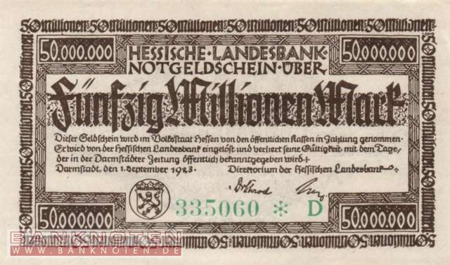 Hessen - 50 Millionen Mark (#HES05d-D_AU)