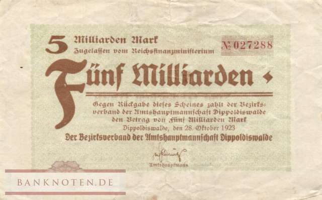 Dippoldiswalde - 5 Billion Mark (#I23_1026a-1_F)