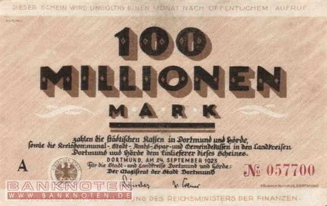 Dortmund - 100 Millionen Mark (#I23_1061l_VF)