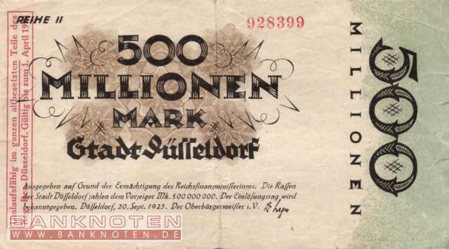 Düsseldorf - 500 Million Mark (#I23_1150dd_F)