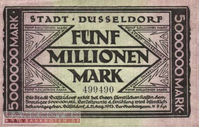 Düsseldorf - 5 Millionen Mark (#I23_1150r_VF)