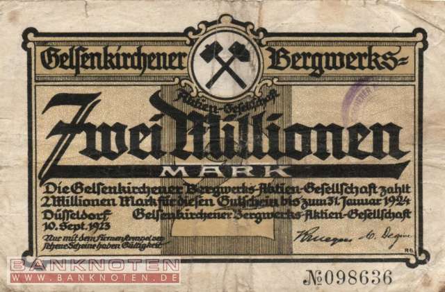 Düsseldorf - 2 Millionen Mark (#I23_1163a-2-1_F)
