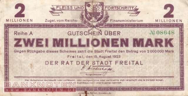 Freital - 2 Million Mark (#I23_1603c_F)