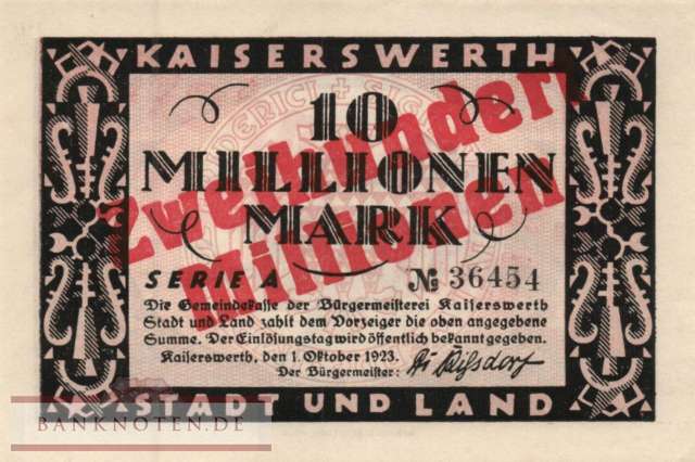 Kaiserswerth - 200 Millionen Mark (#I23_2561b_AU)