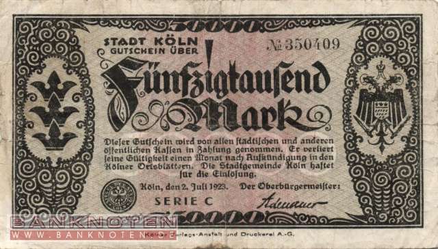 Köln - 50.000  Mark (#I23_2684d_F)