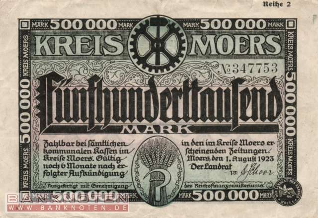 Moers - 500.000  Mark (#I23_3593g_F)