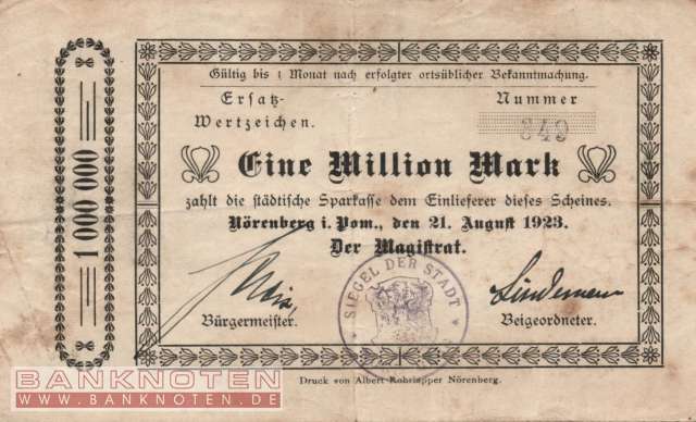 Nörenberg - 1 Million Mark (#I23_3944-2_F)