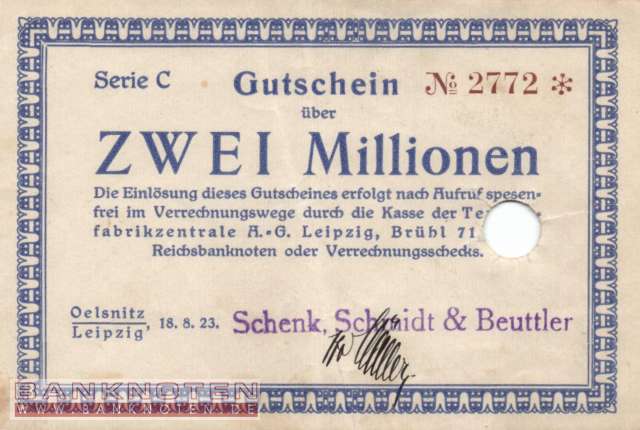 Oelsnitz - 2 Million Mark (#I23_4112-2_VF)