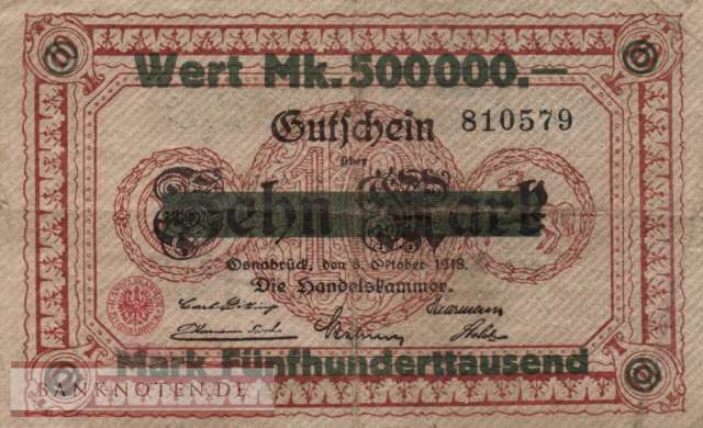 Osnabrück - 500.000  Mark (#I23_4207b-1_F)