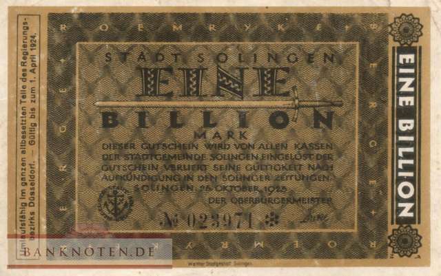 Solingen - 1 Trillion Mark (#I23_4809u_F)