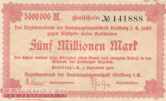 Stollberg - 5 Millionen Mark (#I23_4892e-5_XF)