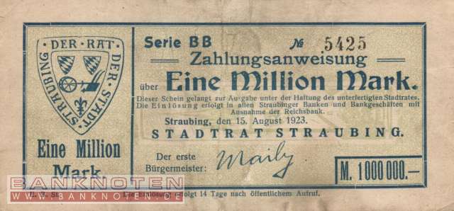 Straubing - 1 Million Mark (#I23_4904h_VF)