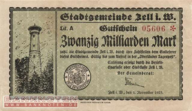 Zell - 20 Billion Mark (#I23_5767b-1_VF)