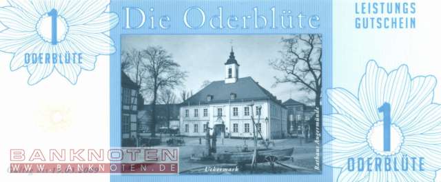 Regionalgeld Oderblüte - 1  Oderblüte (#OD01c_UNC)