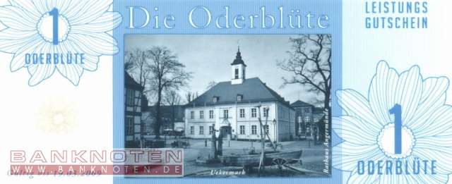 Regionalgeld Oderblüte - 1  Oderblüte (#OD01e_UNC)