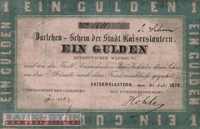 Kaiserslautern - 1  Gulden (#PR_A576b_F)