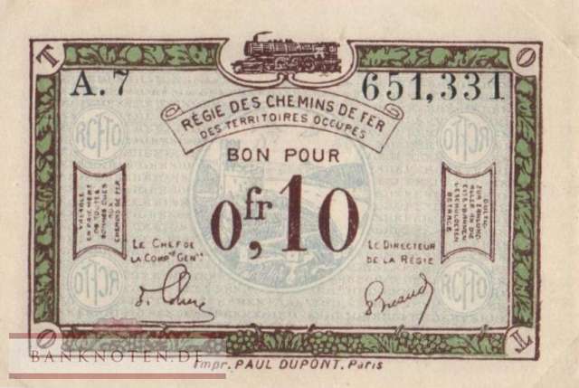Germany - 0,10  Franc (#RPR-57_AU)