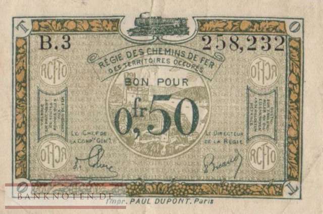 Germany - 0,50  Franc (#RPR-59_VF)