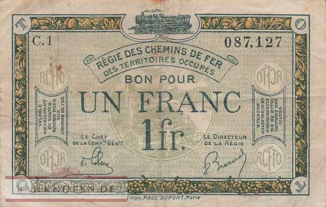 Germany - 1  Franc (#RPR-60_F)