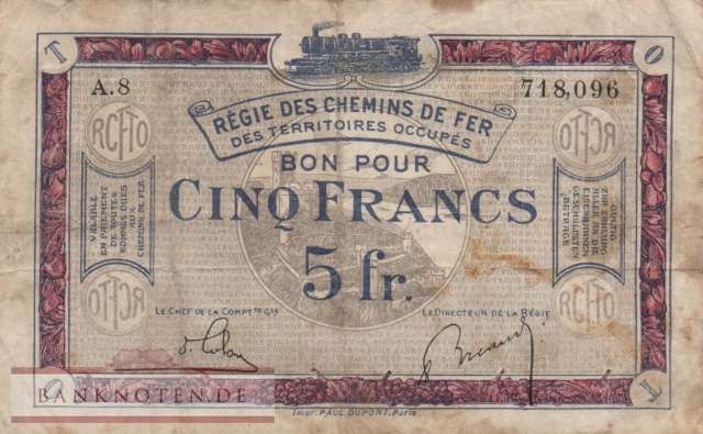 Germany - 5  Francs (#RPR-61_F)