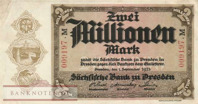 Sachsen - 2 Million Mark (#SAX20_VF)