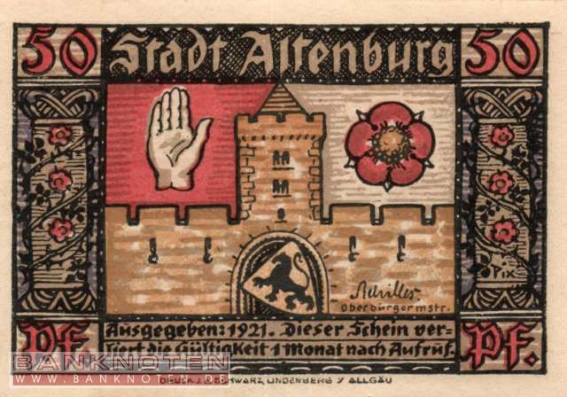 Altenburg - 50  Pfennig (#SS0021_1a-8_UNC)