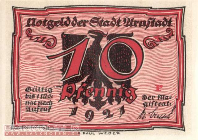 Arnstadt - 10  Pfennig (#SS0043_1-2_UNC)