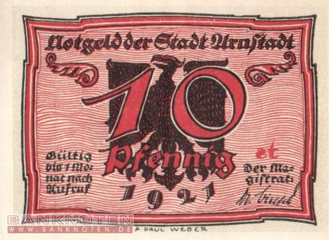 Arnstadt - 10  Pfennig (#SS0043_1-4_UNC)